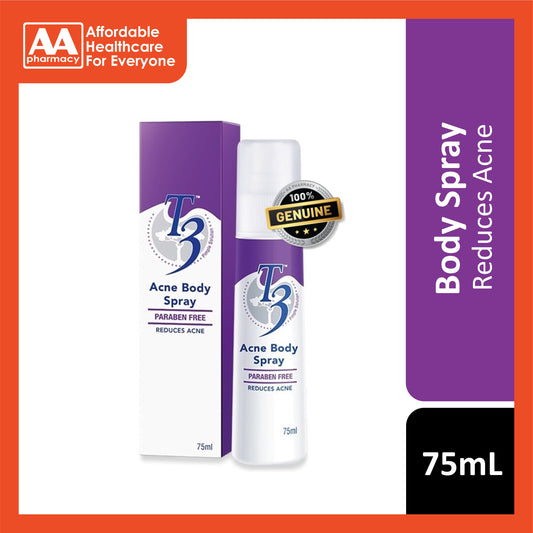 T3 Acne Body Spray 75mL