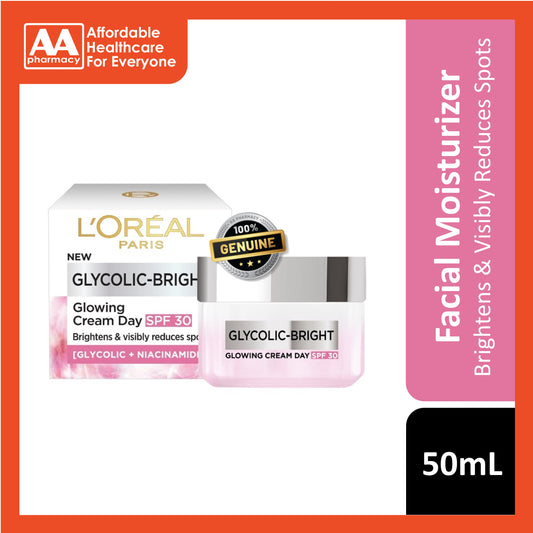 L'OrΓ©al Paris Glycolic-Bright Glowing SPF 30 Day Cream 50mL