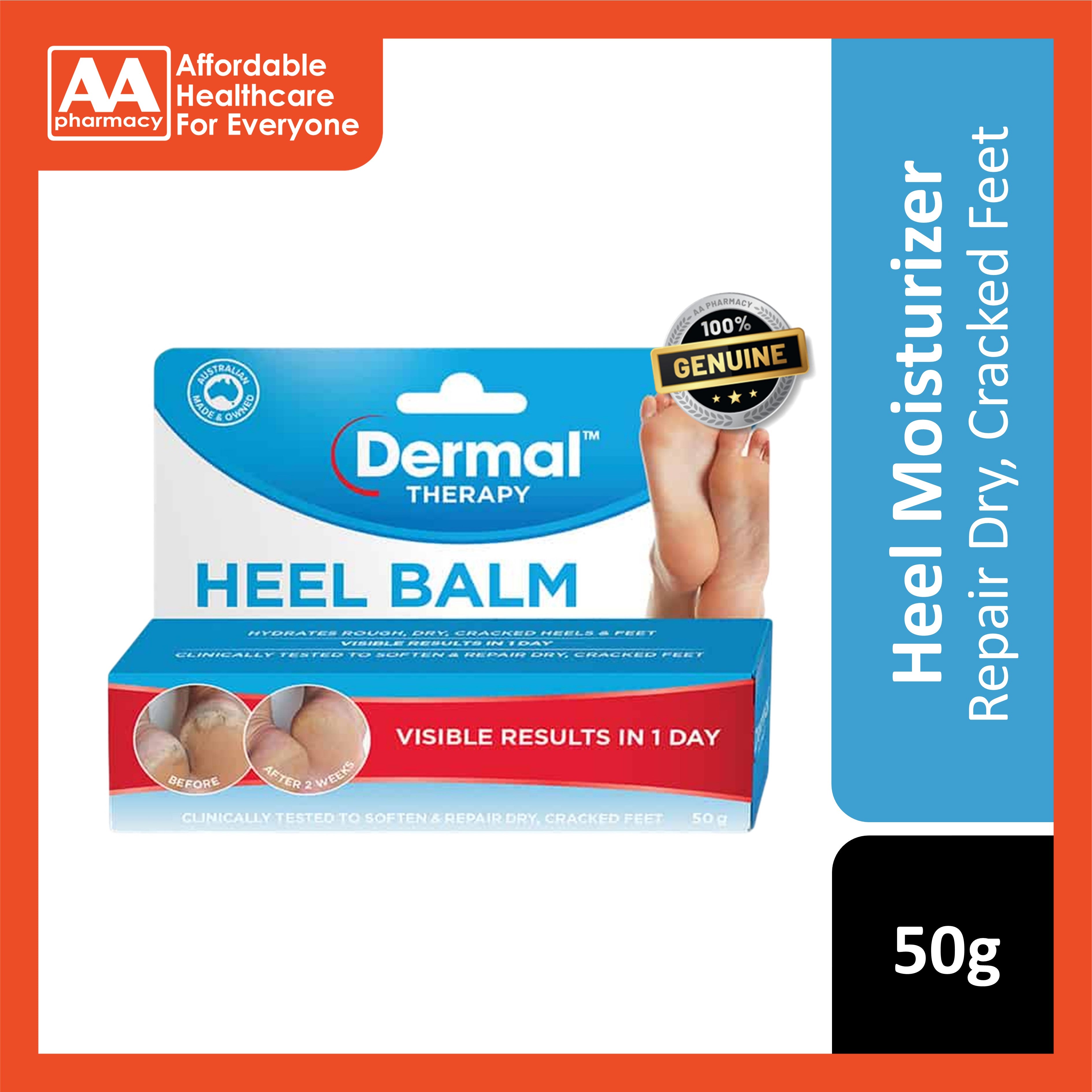 Dermal Therapy Heel Balm 50g (With 25% Urea) - Main Image