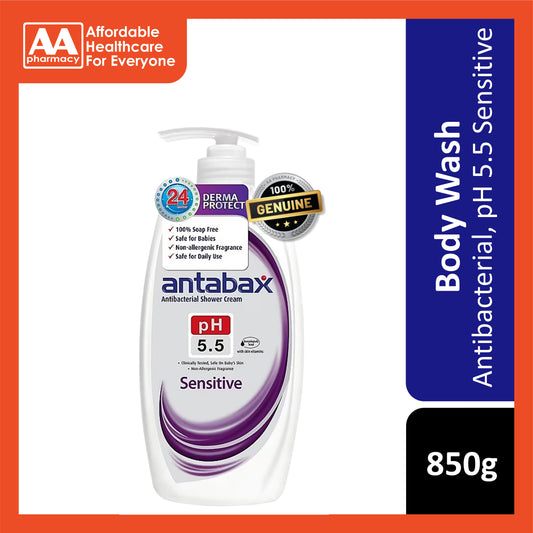 Antabax Antibacterial Shower Cream (pH 5.5 Sensitive) 850g
