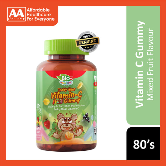 BioPlus Junior Vitamin C Teddy Bear Gummy 80's (Mixed Fruit)