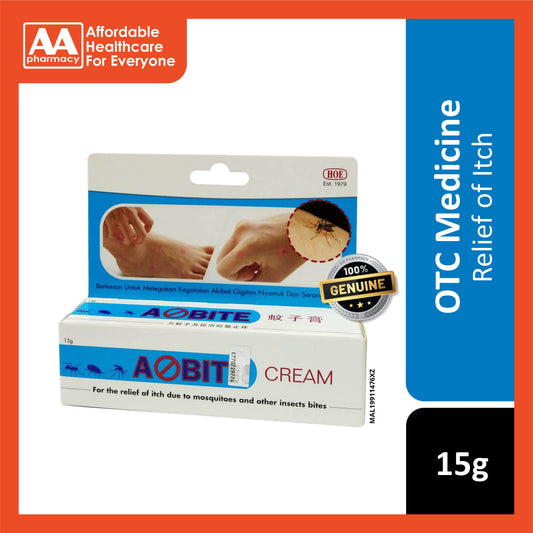 A-Bite Cream 15g (Relief of Itch due to Mosquitoes and Insect Bites)