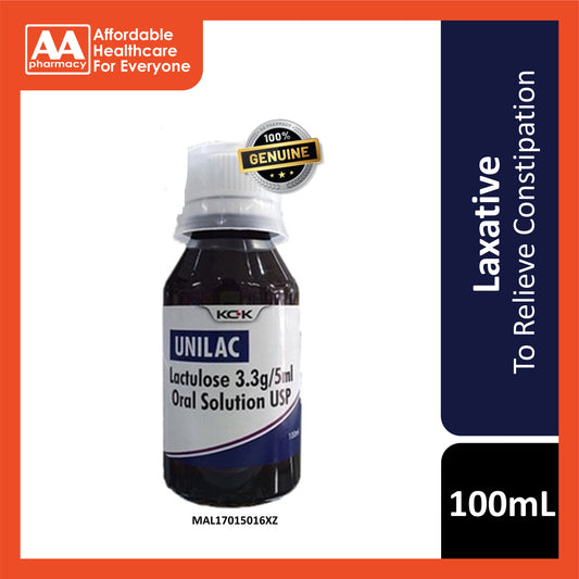 Unilac Lactoluse Oral Solution 100mL