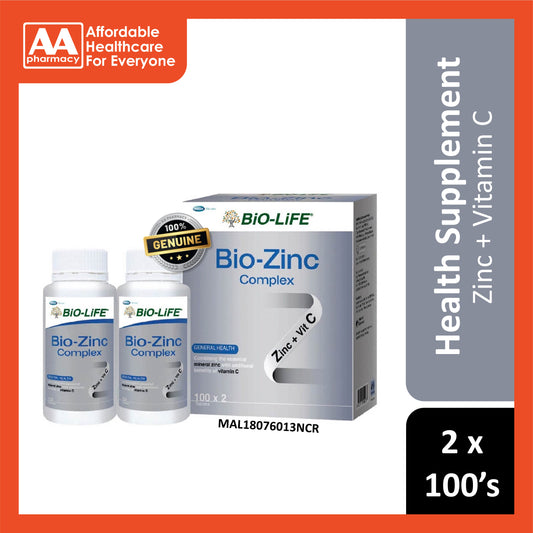Bio-Life Bio-Zinc Complex Tablet 2x100's