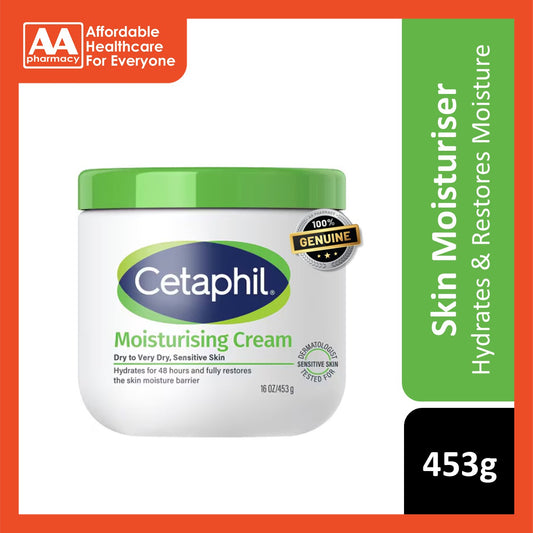 Cetaphil Moisturizing Cream For Face & Body 453g