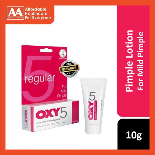 Oxy 5 Acne Lotion for Mild Pimple (5% Benzoyl Peroxide) 10g