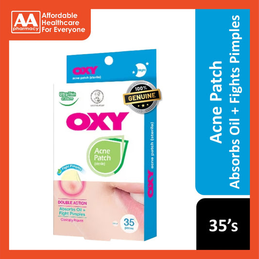 Oxy Anti-Bacterial Night Acne Patch 0.03cm 35's
