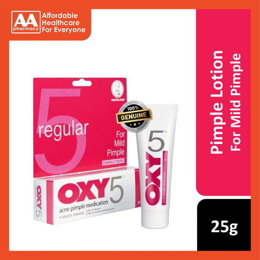 Oxy 5 Acne Lotion for Mild Pimple (5% Benzoyl Peroxide) 25g