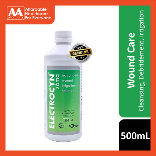 Electrocyn SΓ³ma Advanced Wound Irrigation Solution (Cap Closure Bottle) 500mL