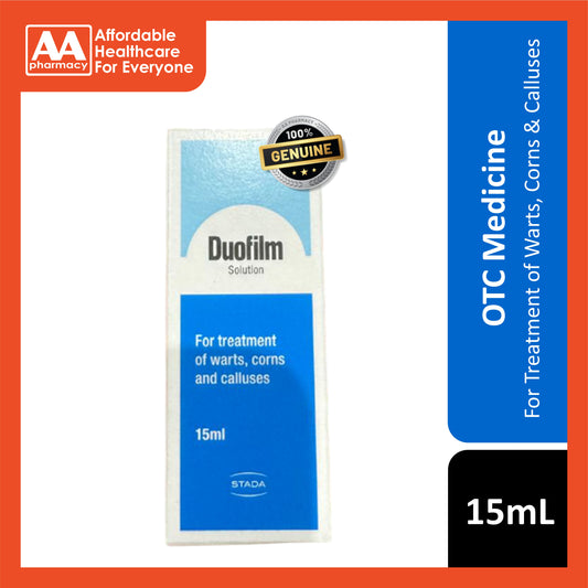 Duofilm Solution 15mL (For Treatment of Warts, Corns and Calluses)