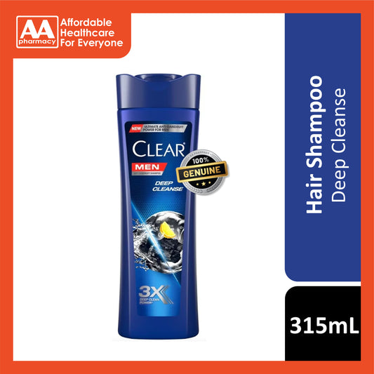 Clear Men Anti-Dandruff Shampoo (Deep Cleanse) 315mL