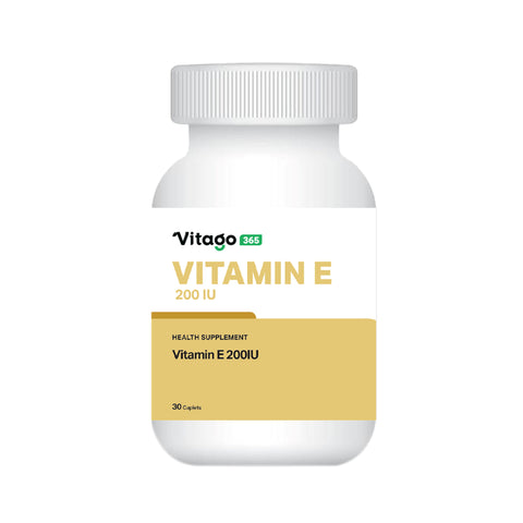 Vitago365 Vitamin E 200IU Caplet 30's Vitago365 Vitamin E 200IU Caplet 30's