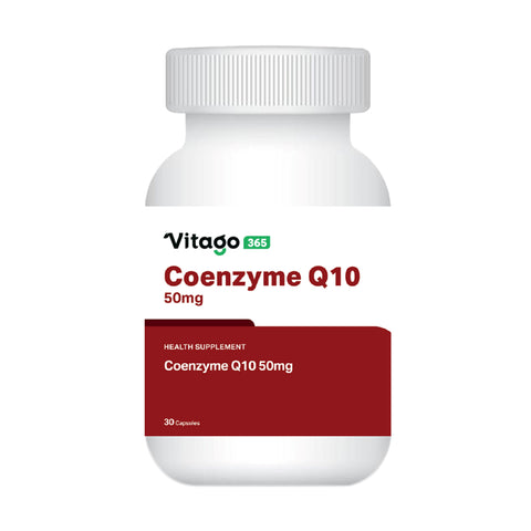 Vitago365 Co-Enzyme Q10 50mg Capsule 30's Vitago365 Co-Enzyme Q10 50mg Capsule 30's