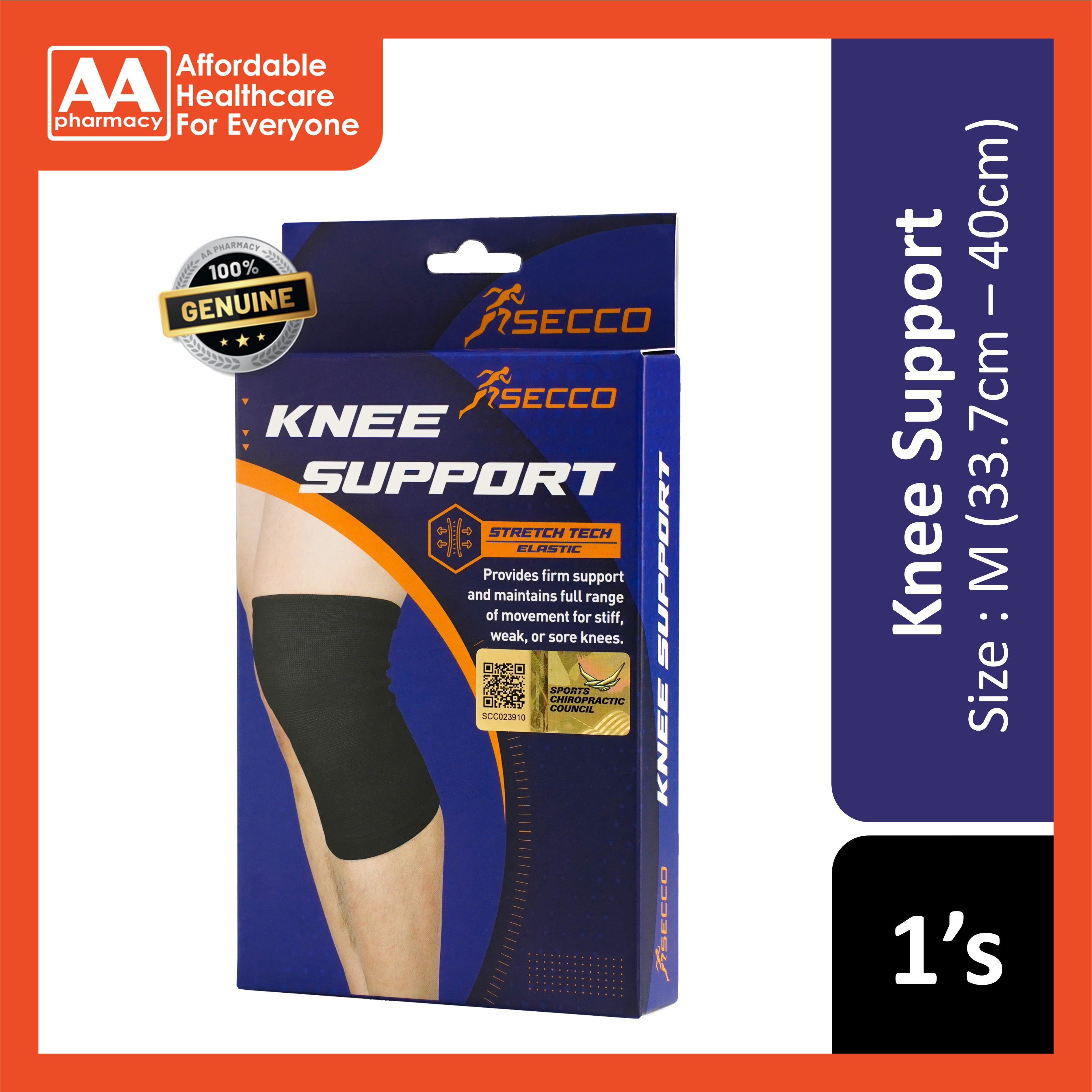 Knee Support, Size: M