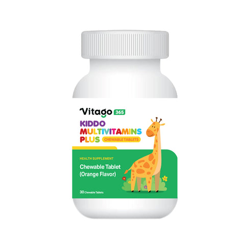 Vitago365 Kiddo Multivitamins Plus Chewable Tablet 30's Vitago365 Kiddo Multivitamins Plus Chewable Tablet 30's