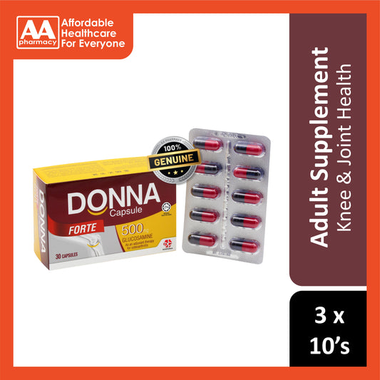 Donna Forte Glucosamine 500mg Capsule 30's