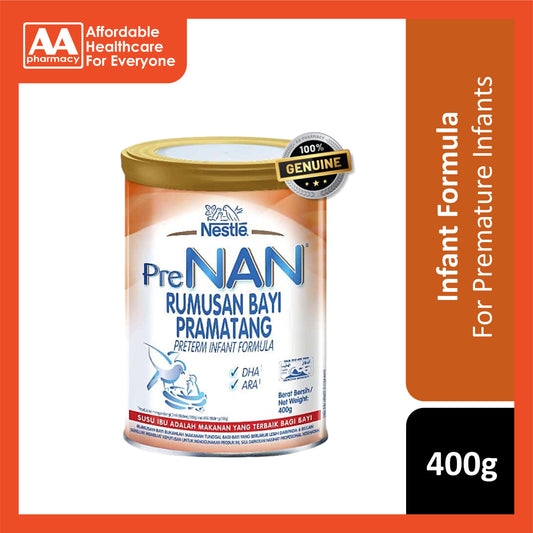 Nestlรฉ PreNAN Preterm Infant Formula 400g (For Premature Infants)