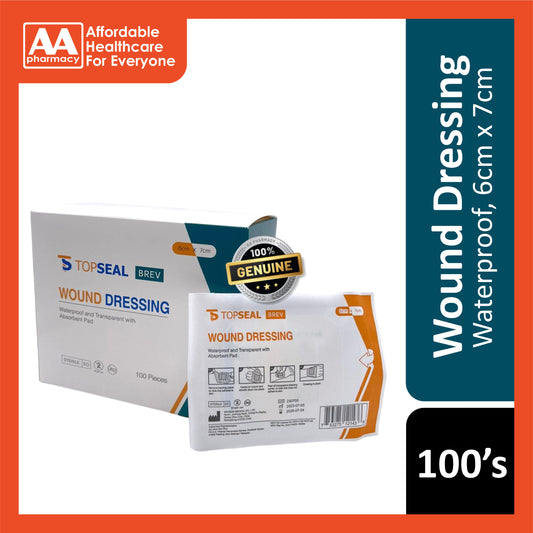 Waterproof Wound Dressing 6x7cm - 100's