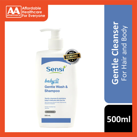 Sensi+ Baby Gentle Wash & Shampoo 500mL