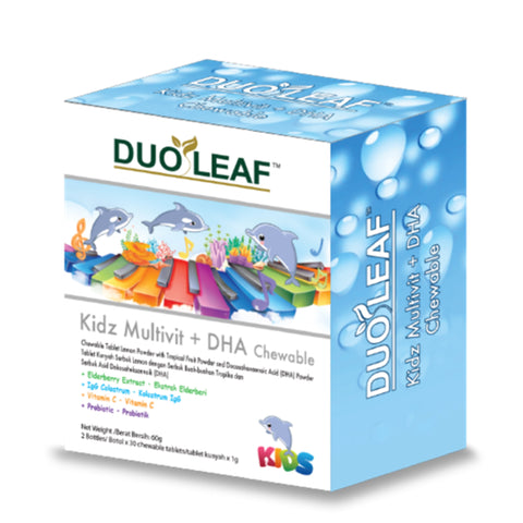 Duoleaf Kidz Multivit + DHA Chewable 30's x2