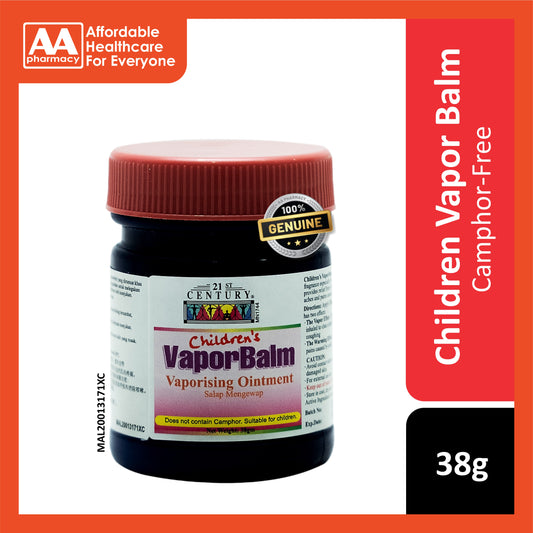 21st Century Children's Vapor Balm 38g (Camphor Free)
