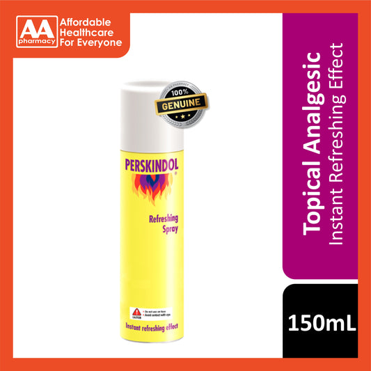 Perskindol Refreshing Spray 150mL (Instant Refreshing Effect)