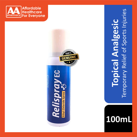 Relispray EC (Ethyl Chloride) Spray 100mL