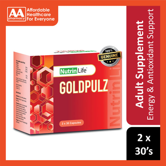 NutrinLife GoldPULZ Vegecapsule 2x30's