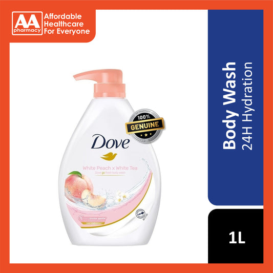 Dove White Peach x White Tea Go Fresh Body Wash 1L
