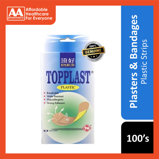 TopPlast Plastic Plaster Strip 100's