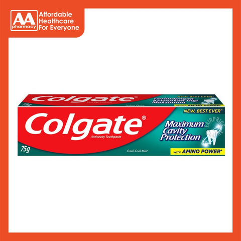 Colgate Cavity Protection Maximum Toothpaste 75g (Fresh Cool Mint)