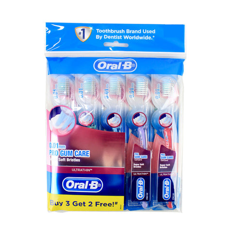 Oral-B Ultra Thin Pro Gum Care Toothbrushes B3F2