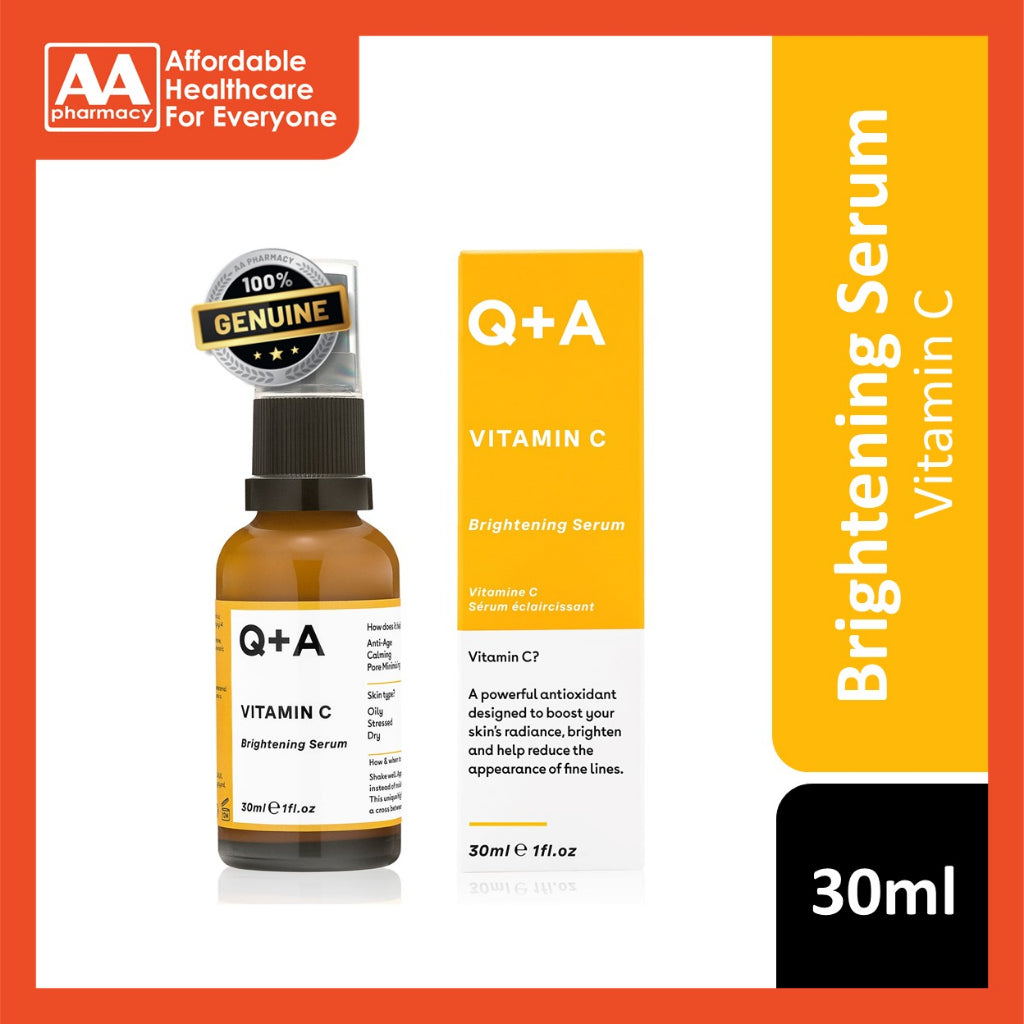 Q+A Vitamin C Brightening Serum 30ml AA Pharmacy