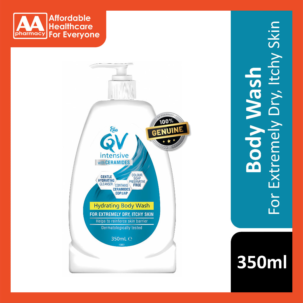 Ego QV Intensive With Ceramides Hydrating Body Wash 350mL AA Pharmacy