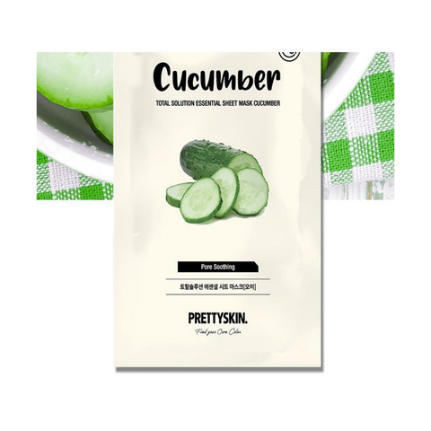 Pretty Skin Total Solution Essential Sheet Mask Cucumber