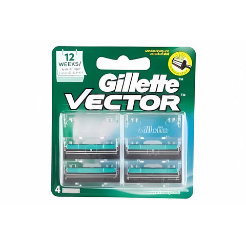 Gillette Vector Razor Plus Cart 4's