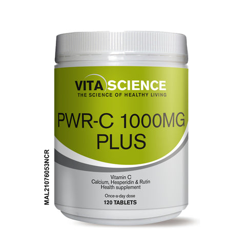 VitaScience PWR-C 1000mg Plus Tablets 120's
