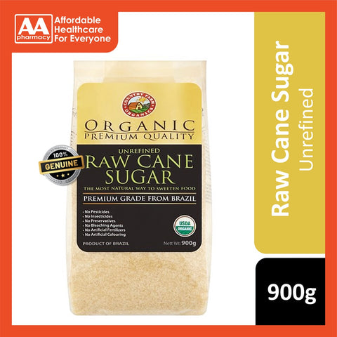 Country Farms Organic Raw Cane Sugar 900g