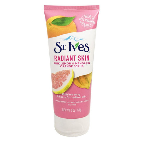 St Ives Radiant Skin Pink Lemon & Mandarin Orange Scrub 170g