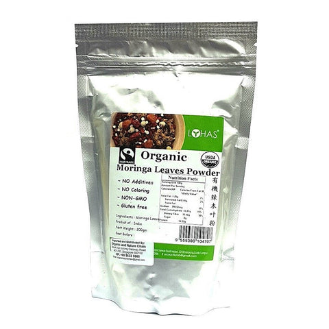 Lohas Organic Moringa Leaves Powder 200g