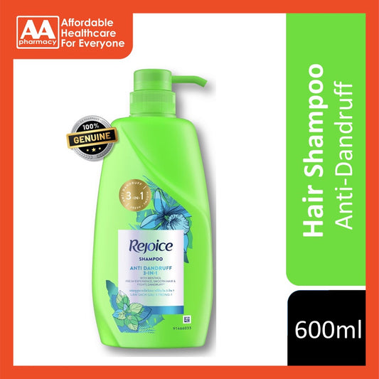 Rejoice Anti Dandruff 3-In-1 Shampoo 600mL