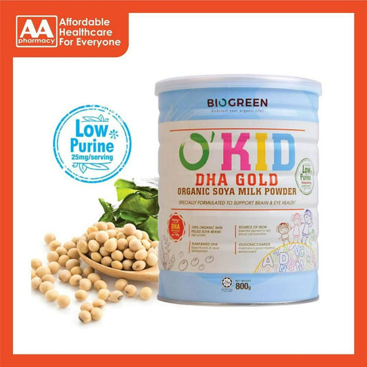 Biogreen Okid Dha Gold Organic Soya Milk Power 800g
