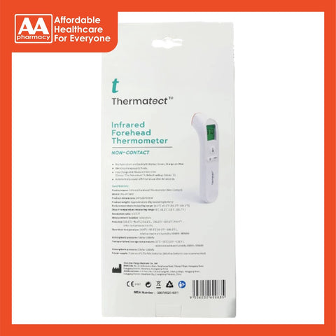 [MDA APPROVED] Thermatect Infrared Forehead Thermometer - 1 Year Warranty