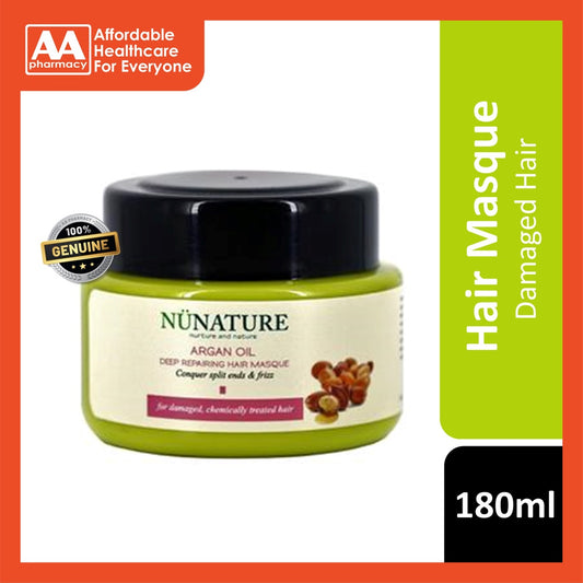 Nunature (Argan Oil Deep Repairing) Hair Masque 180mL