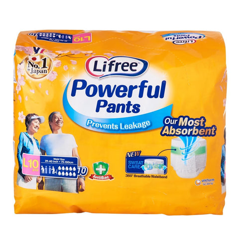 Lifree Powerful Thin Pants L Size 10's