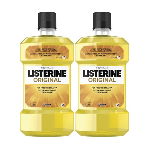 Listerine Original Mouthwash 2x750mL