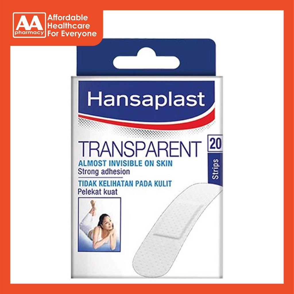 Hansaplast Transparent 20's (Protects And Cushions The Wound) – AA Pharmacy