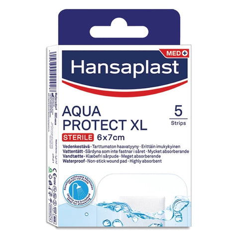 Hansaplast Aqua Protect XL 6cm X 7cm 5's