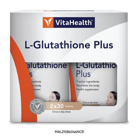 Vitahealth L-Glutathione Plus Tablet 2x30's