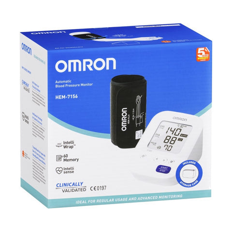 Omron Hem-7156-Ap Auto Blood Pressure Monitor